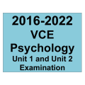 VCE Psychology Exam Units 1 and 2